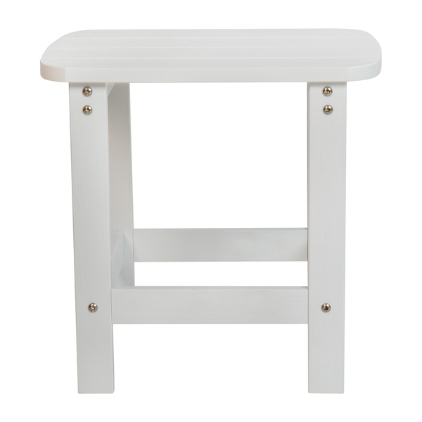 Flash Furniture White Adirondack Rockers & 1 Side Table, PK 4 JJ-C14705-4-T14001-WH-GG